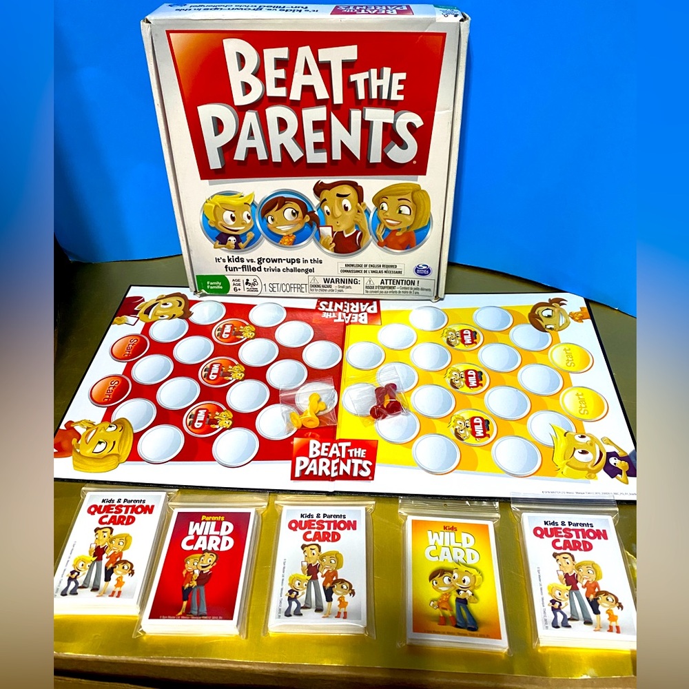 BEAT THE PARENTS GAME KIDS VS GROWN UPS IN THIS FUN-FILLED TRIVIA CHALLENGE